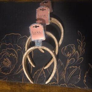 Nicole Miller Gold Headband Set Of 3 Matching